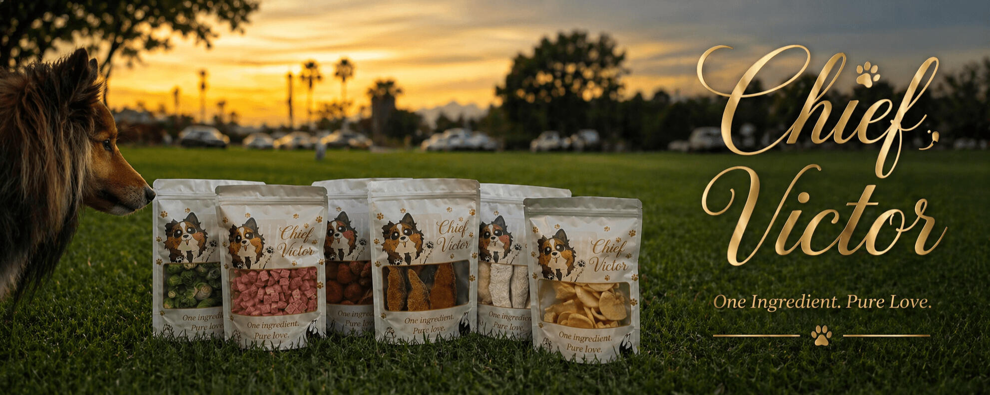 Chief Victor handcrafted freeze-dried dog treats
